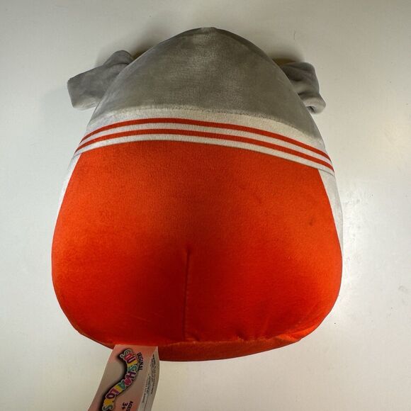 Squishmallows Tristan Dog Red Varsity Jacket Plush 8” Kellytoy NWT HTF - Picture 2 of 7